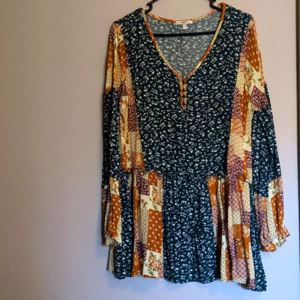 Cottagecore Patchwork Tunic